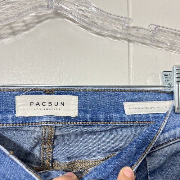 Pacsun High Rise Ankle Jegging Womens Size 25 EUC - Picture 5 of 6